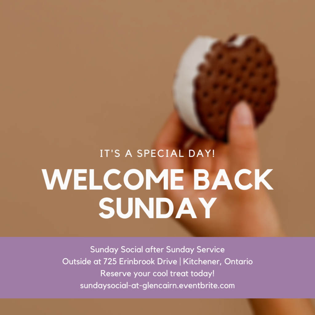 Welcome Back Sunday - Glencairn Church